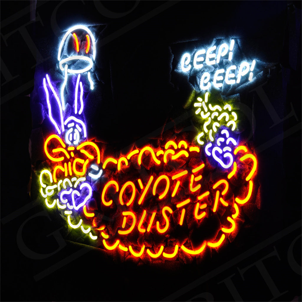 Coyote Duster Beep Beep Neon Signs by Neon Signs Land - main product image for Resin Society