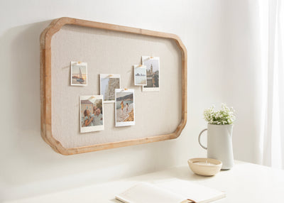 Marston Scalloped Fabric Pinboard