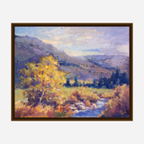 Creek in the Valley Artist Enhanced Canvas Print by John Beard Collection - product image 7 for Resin Society