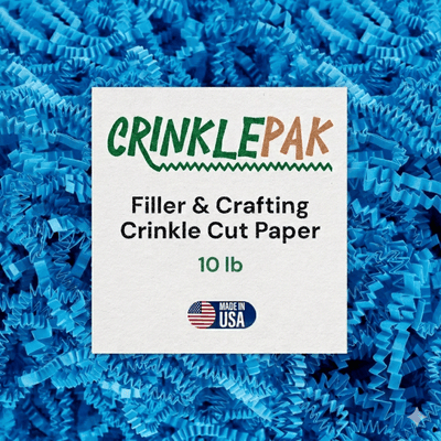 10 LB Light Blue Crinkle Paper by CrinklePak - main product image for Resin Society
