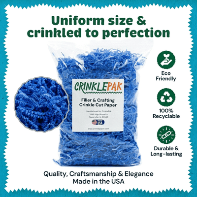 10 LB Light Blue Crinkle Paper by CrinklePak - product image 4 for Resin Society