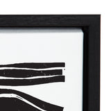 Sylvie Abstract Waves Framed Canvas by kateandlaurel - product image 11 for Resin Society