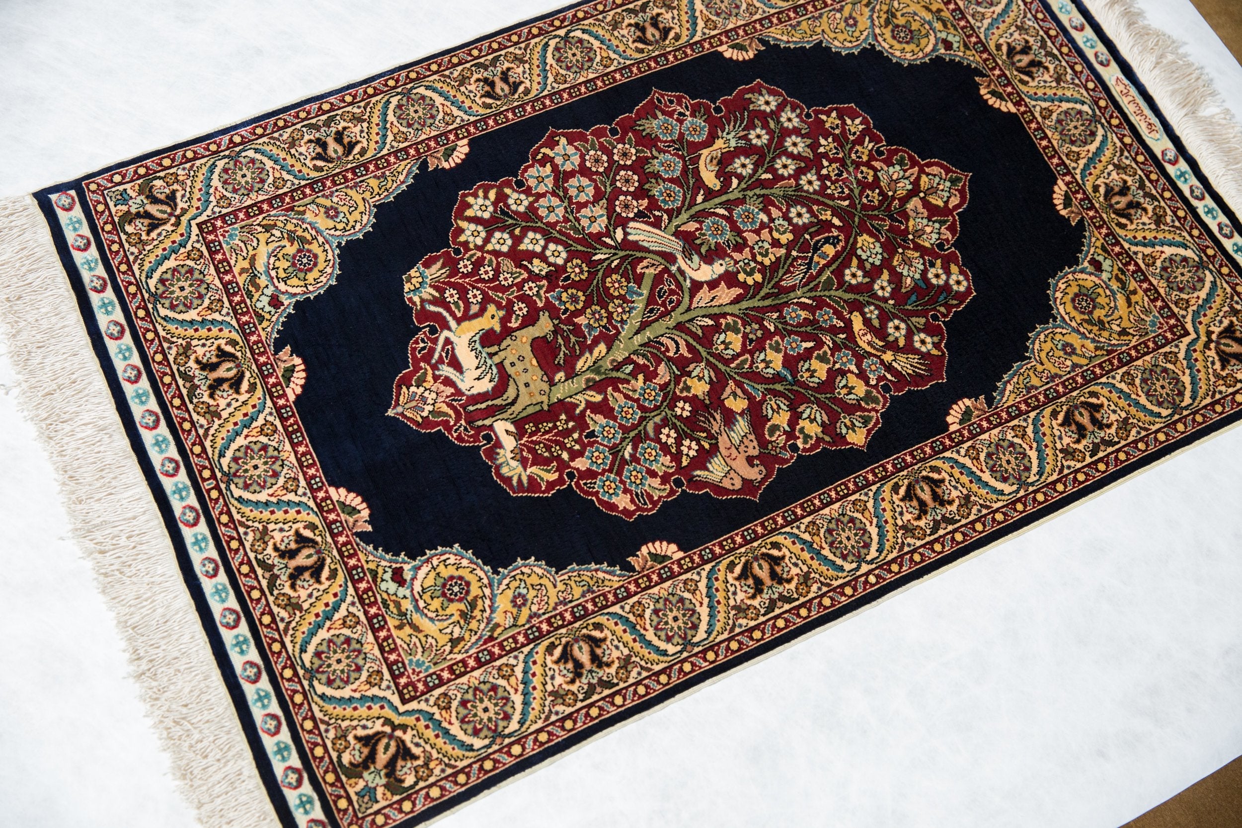 2x3 Vintage Fine Hereke Rug Mat by Old New House® - product image 2 for Resin Society