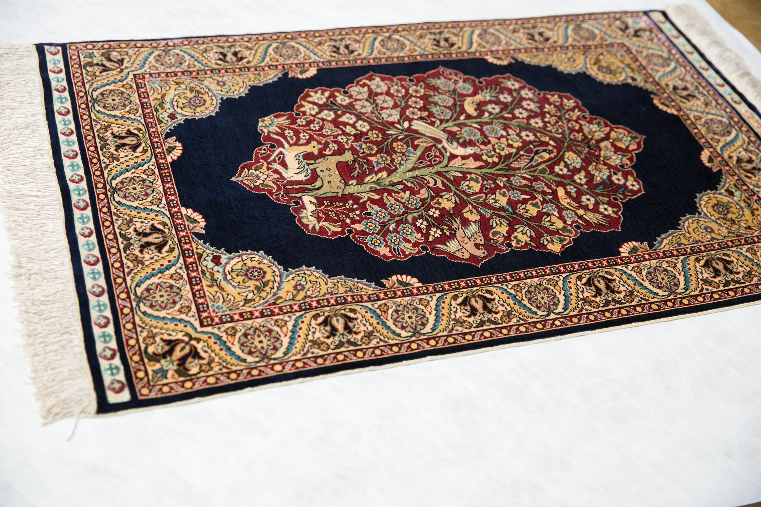 2x3 Vintage Fine Hereke Rug Mat by Old New House® - product image 3 for Resin Society