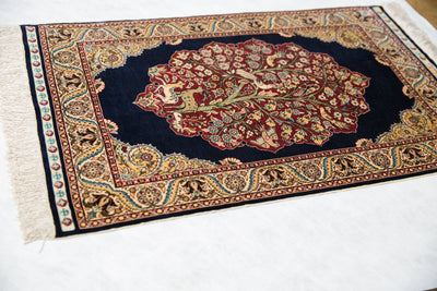 2x3 Vintage Fine Hereke Rug Mat by Old New House® - product image 3 for Resin Society