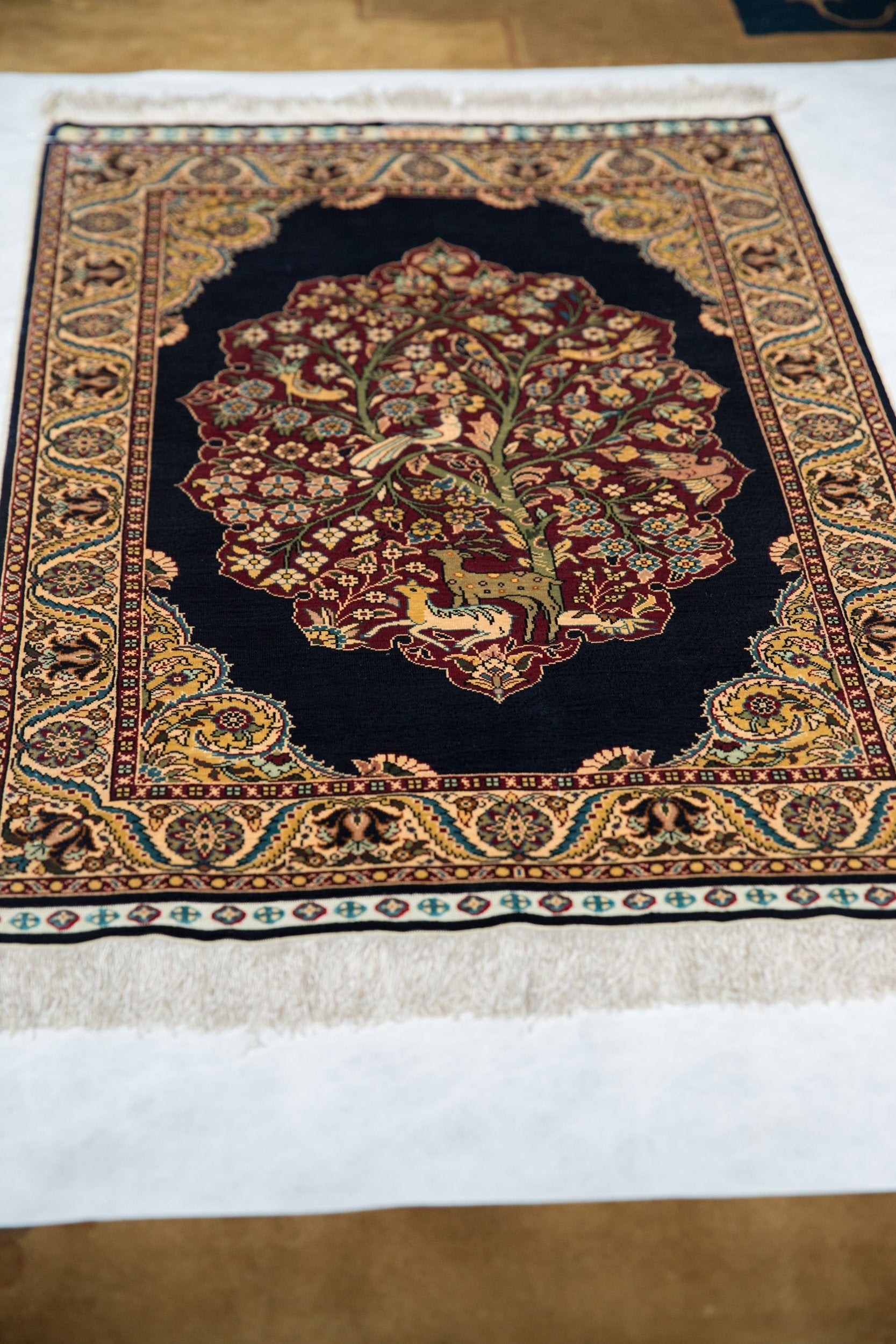 2x3 Vintage Fine Hereke Rug Mat by Old New House® - product image 4 for Resin Society