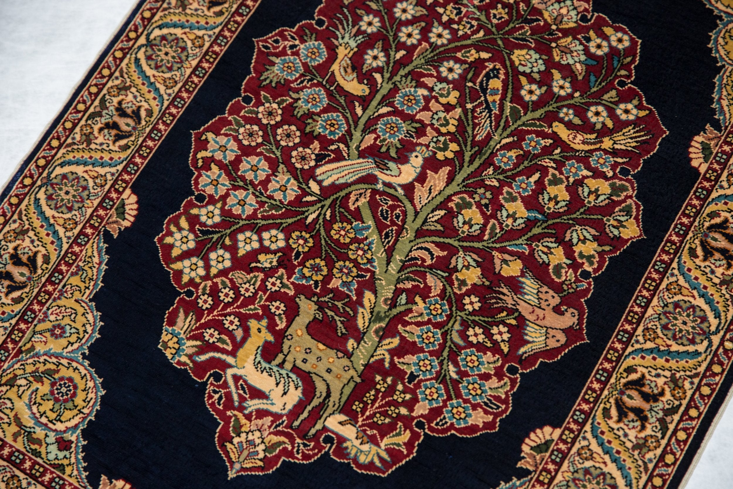 2x3 Vintage Fine Hereke Rug Mat by Old New House® - product image 5 for Resin Society