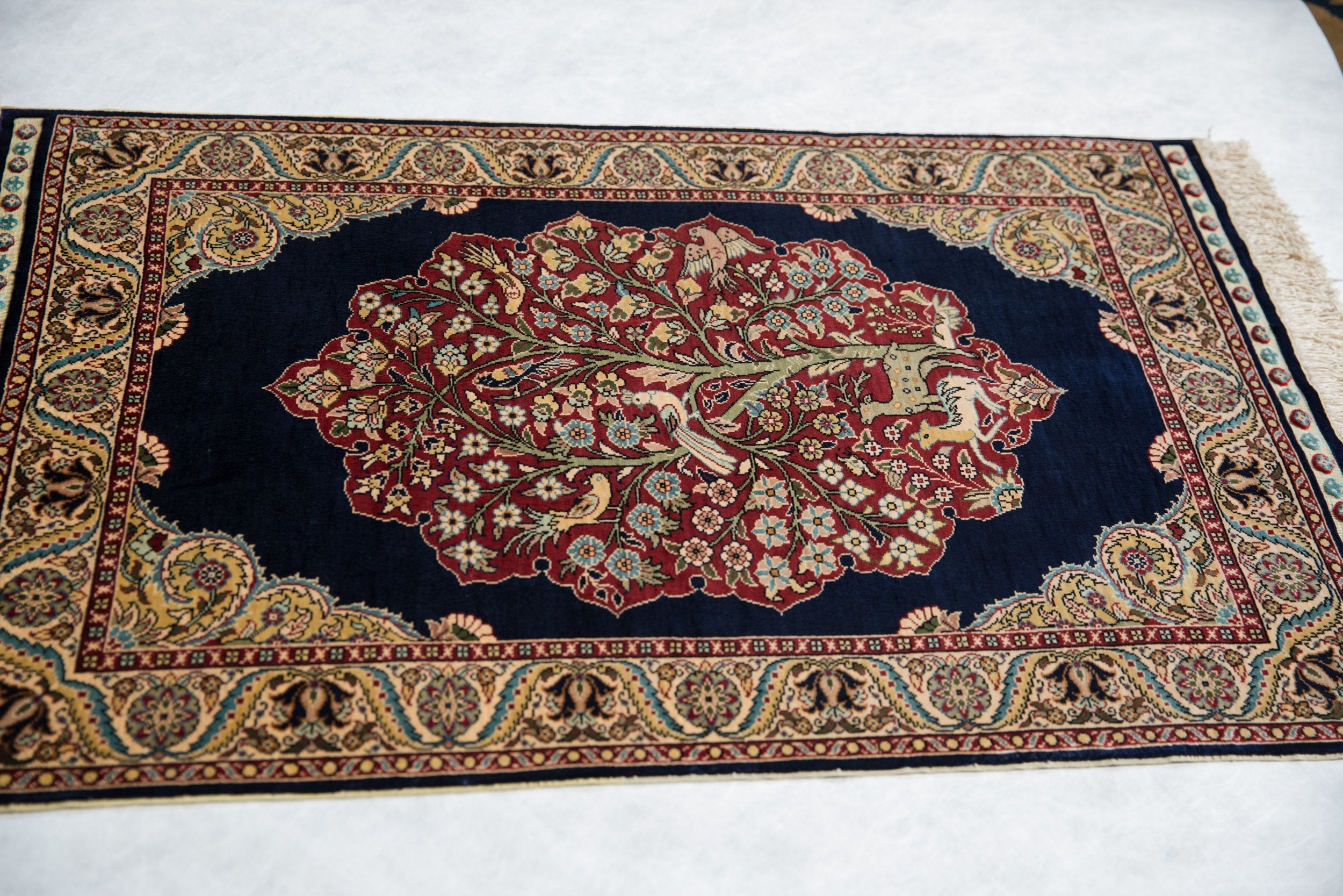 2x3 Vintage Fine Hereke Rug Mat by Old New House® - product image 9 for Resin Society