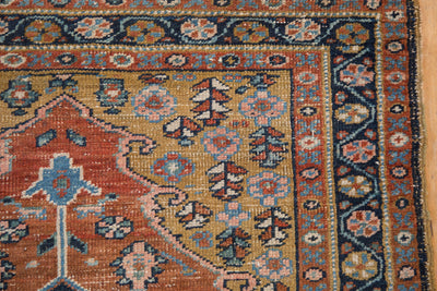 3.5x4 Vintage Heriz Square Rug by Old New House® - product image 6 for Resin Society