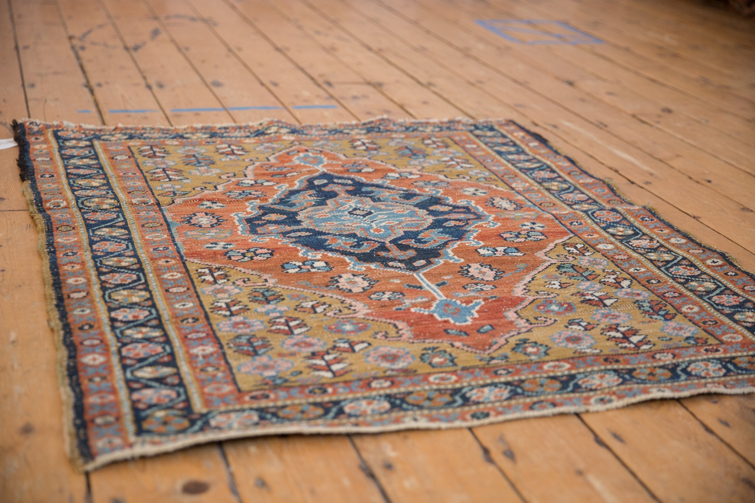 3.5x4 Vintage Heriz Square Rug by Old New House® - product image 7 for Resin Society