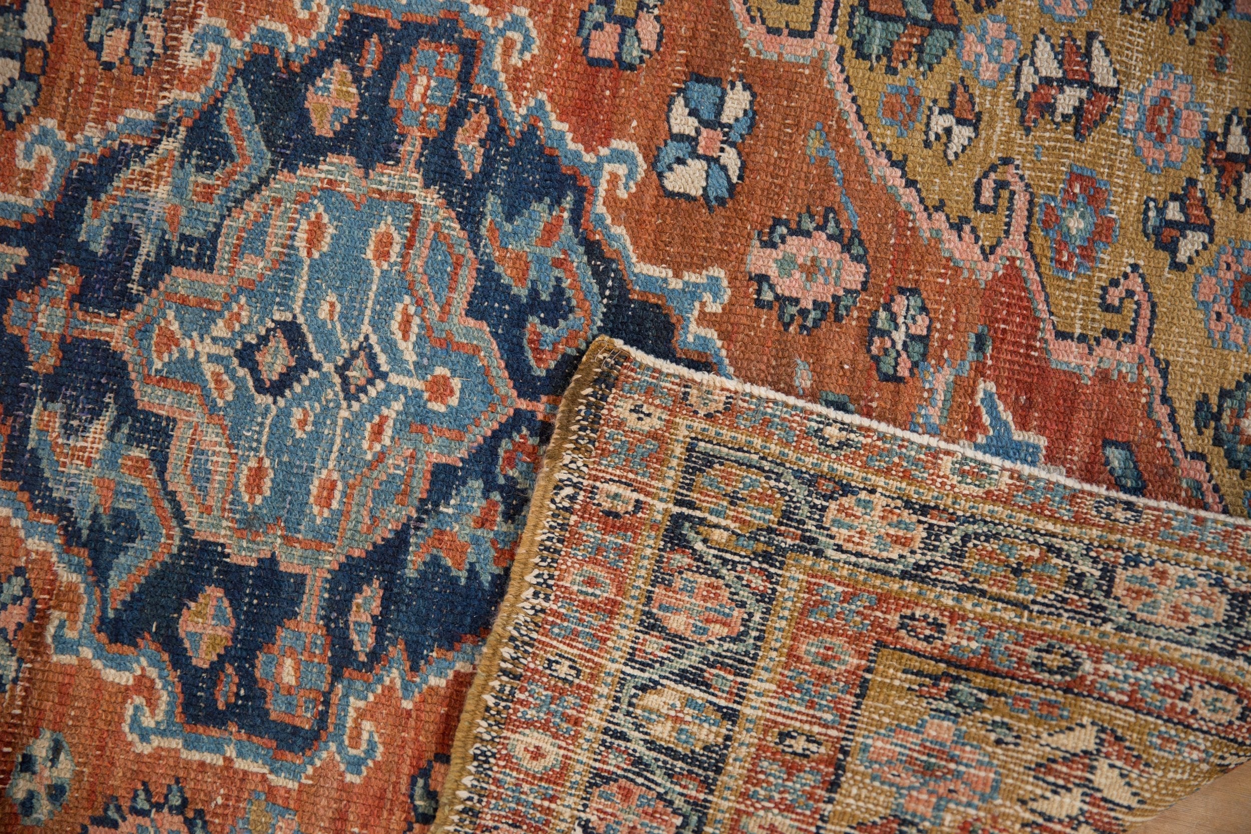 3.5x4 Vintage Heriz Square Rug by Old New House® - product image 10 for Resin Society