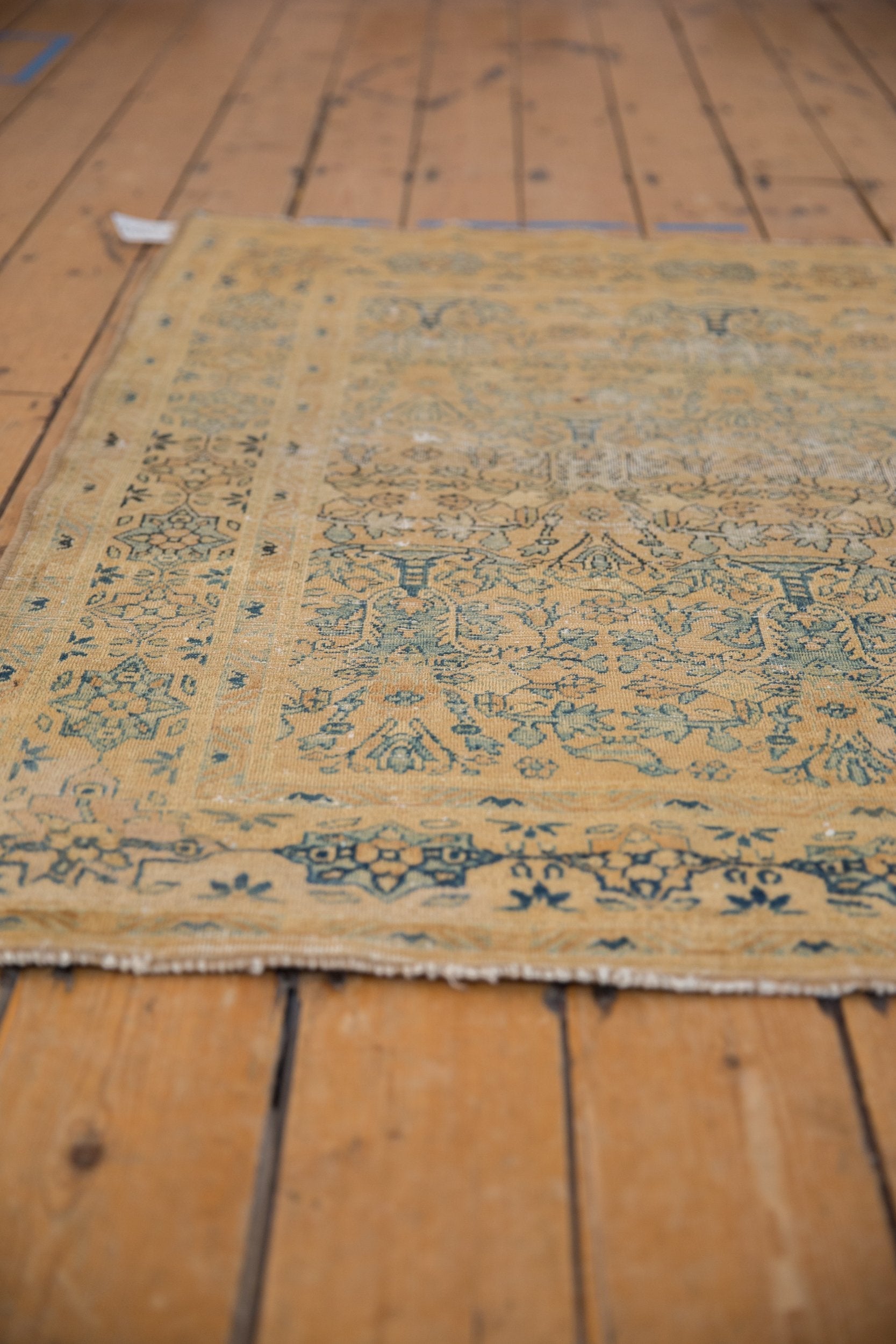 4x4.5 Vintage Distressed Meshed Square Rug by Old New House® - product image 5 for Resin Society