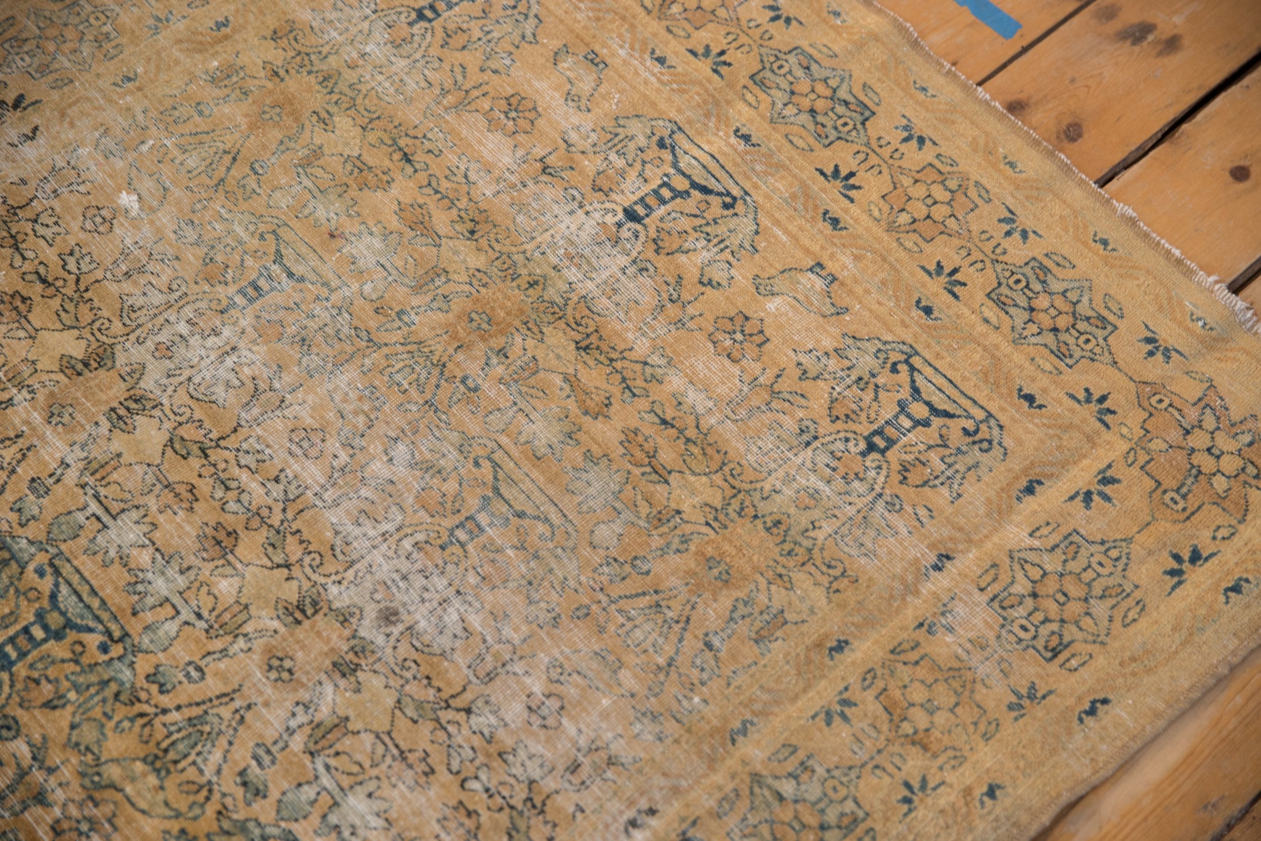 4x4.5 Vintage Distressed Meshed Square Rug by Old New House® - product image 7 for Resin Society