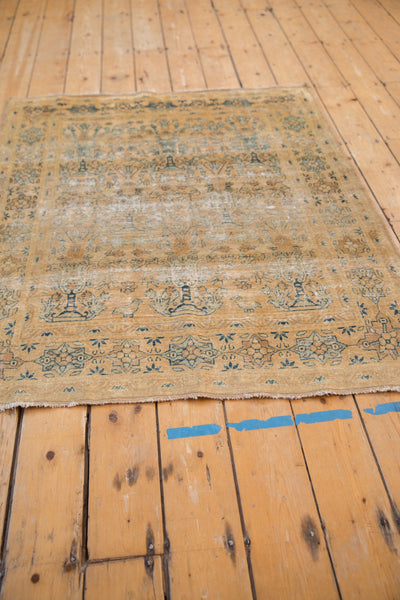 4x4.5 Vintage Distressed Meshed Square Rug by Old New House® - product image 9 for Resin Society