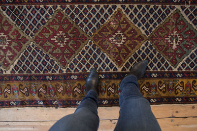 3.5x10.5 Vintage Caucasian Rug Runner by Old New House® - product image 2 for Resin Society