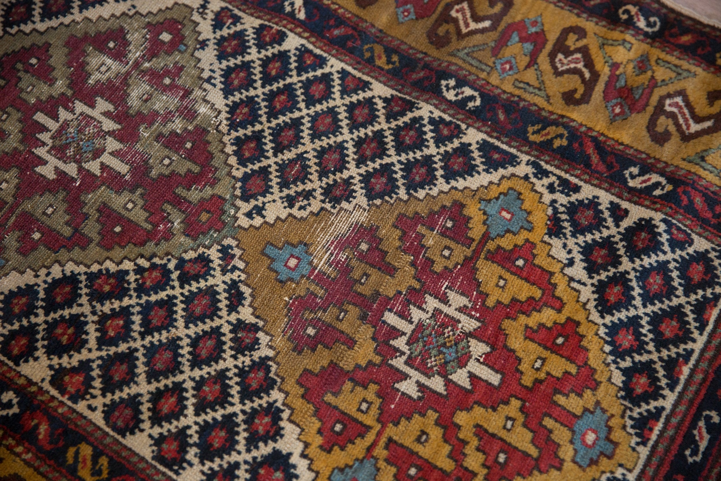 3.5x10.5 Vintage Caucasian Rug Runner by Old New House® - product image 9 for Resin Society