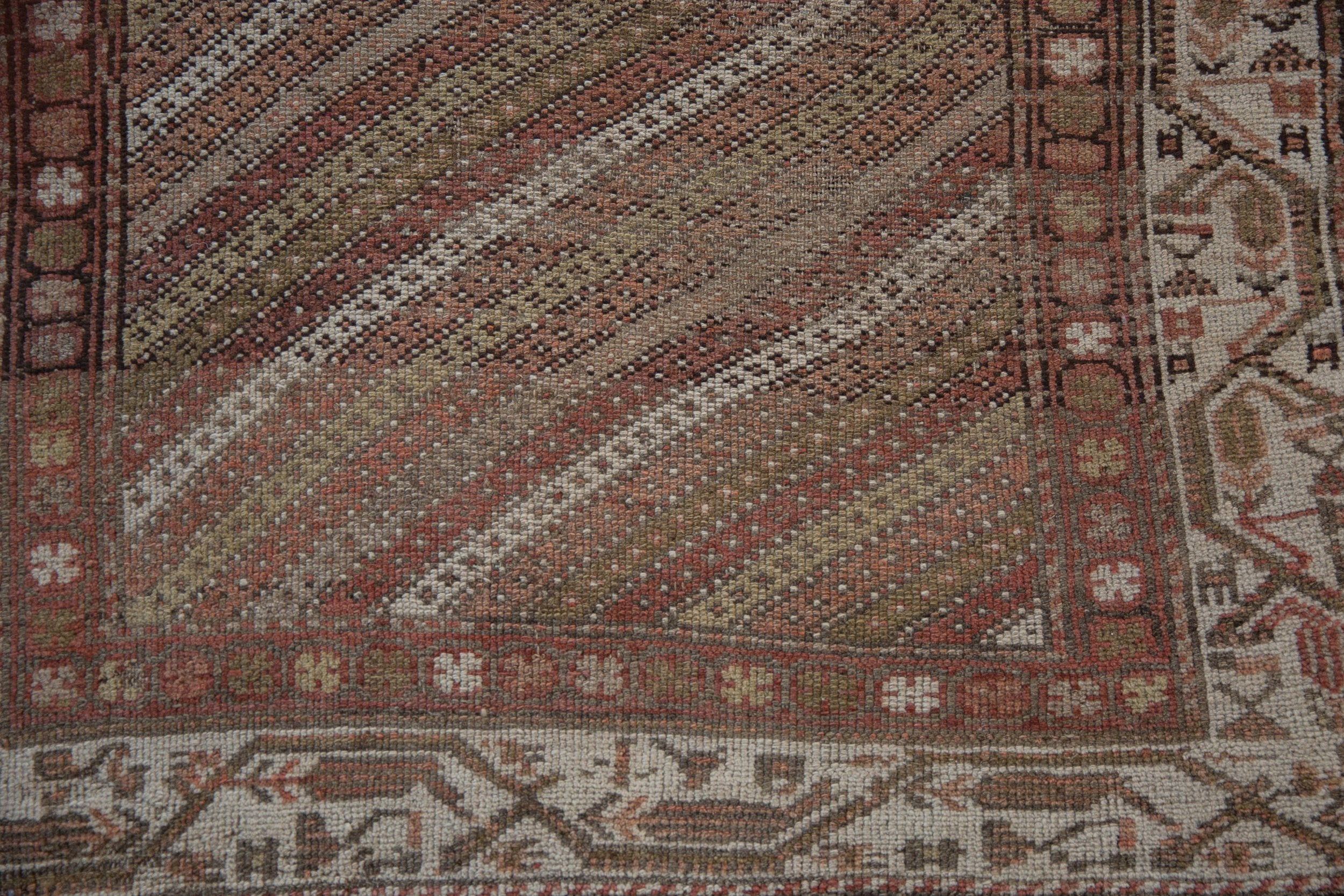 3x8.5 Vintage Distressed Hamadan Rug Runner by Old New House® - product image 5 for Resin Society