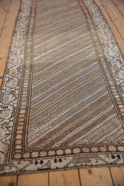 3x8.5 Vintage Distressed Hamadan Rug Runner by Old New House® - product image 6 for Resin Society