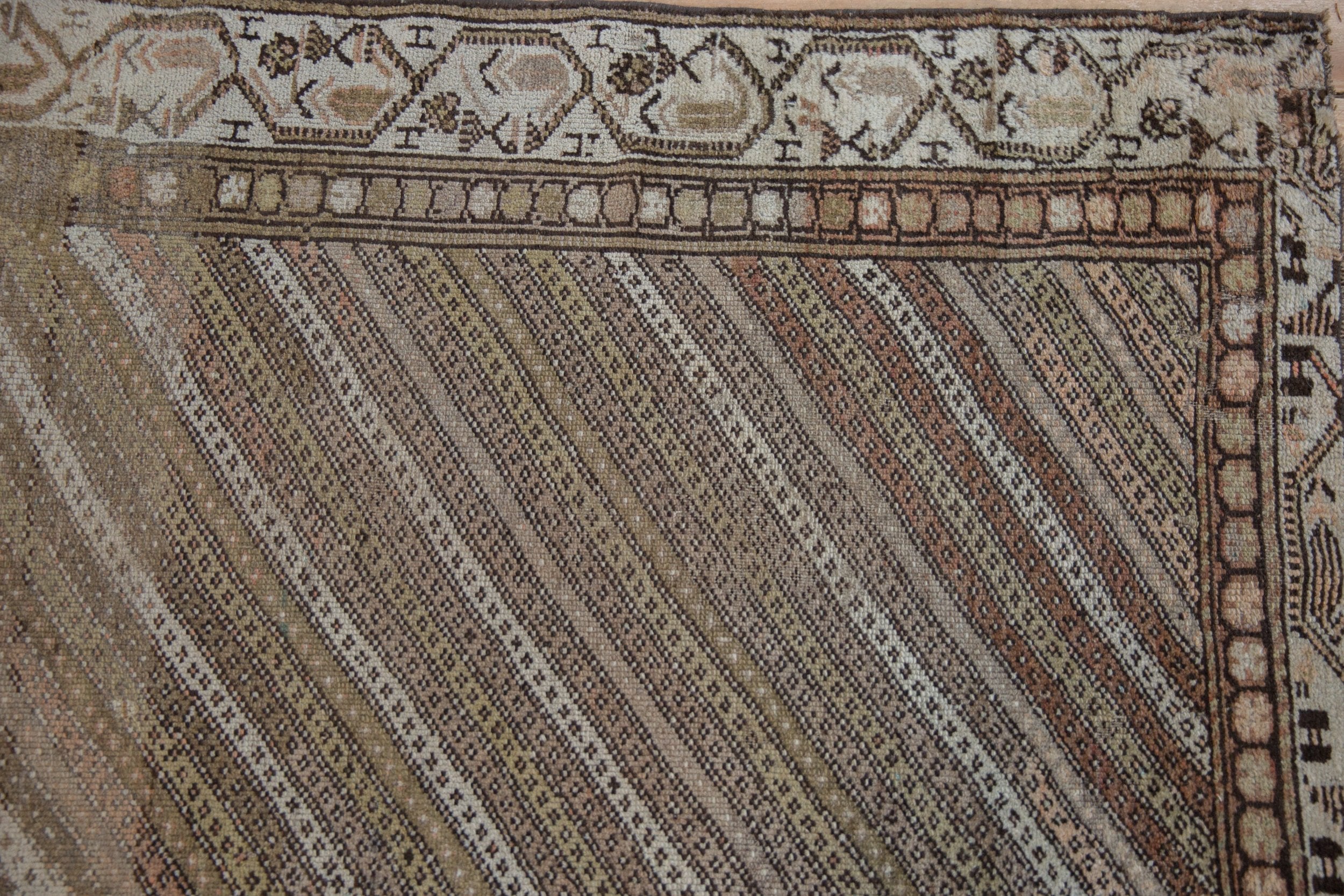 3x8.5 Vintage Distressed Hamadan Rug Runner by Old New House® - product image 7 for Resin Society