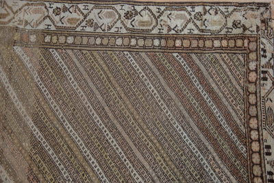 3x8.5 Vintage Distressed Hamadan Rug Runner by Old New House® - product image 7 for Resin Society