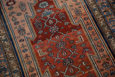 3.5x12.5 Vintage Fine Distressed Malayer Rug Runner by Old New House® - product image 8 for Resin Society