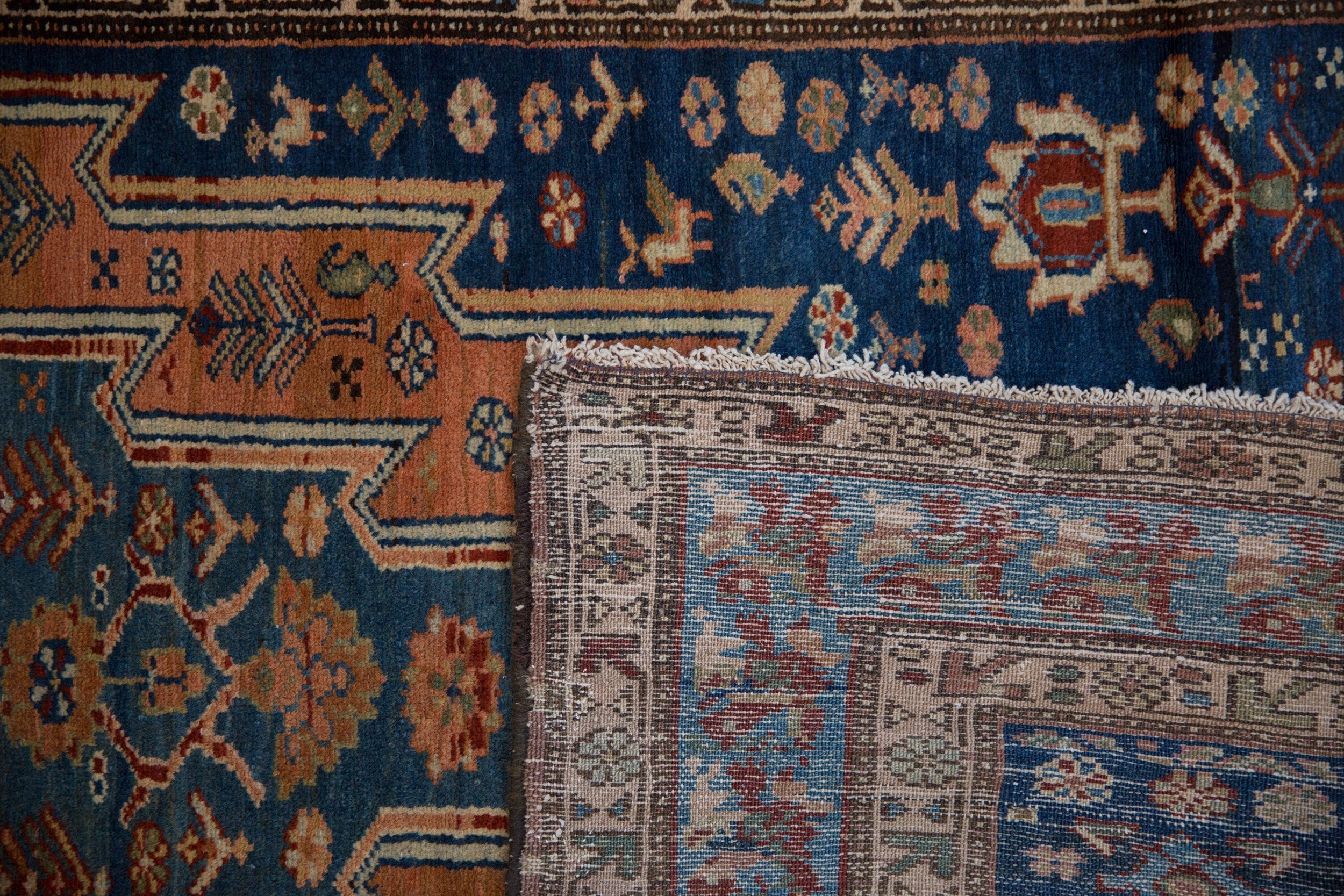 3.5x12.5 Vintage Fine Distressed Malayer Rug Runner by Old New House® - product image 10 for Resin Society