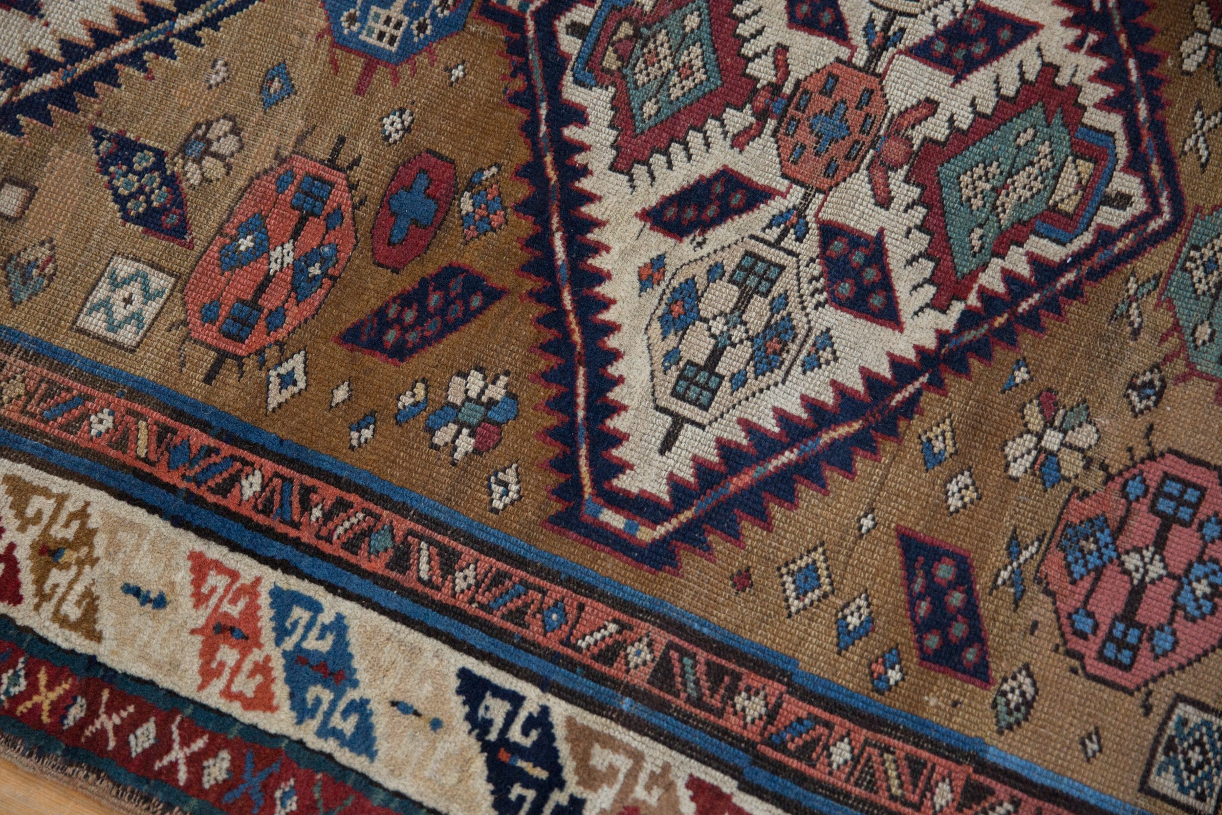 3.5x11.5 Antique Caucasian Rug Runner by Old New House® - product image 6 for Resin Society