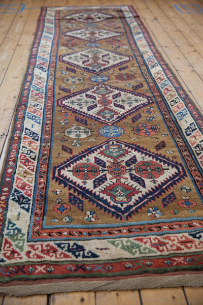 3.5x11.5 Antique Caucasian Rug Runner by Old New House® - product image 7 for Resin Society