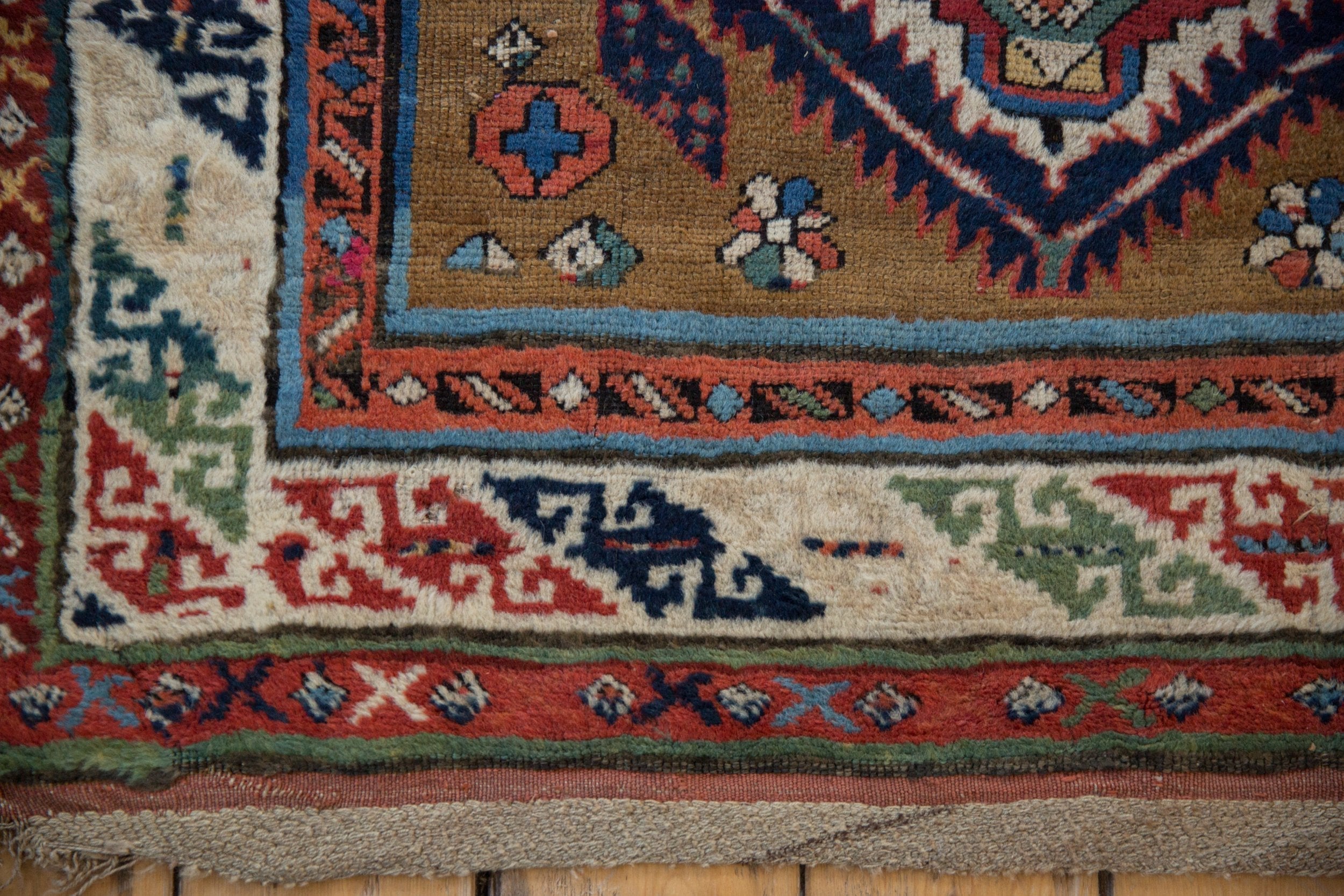 3.5x11.5 Antique Caucasian Rug Runner by Old New House® - product image 9 for Resin Society