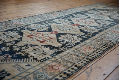 4x10.5 Vintage Distressed Karabagh Rug Runner by Old New House® - product image 4 for Resin Society
