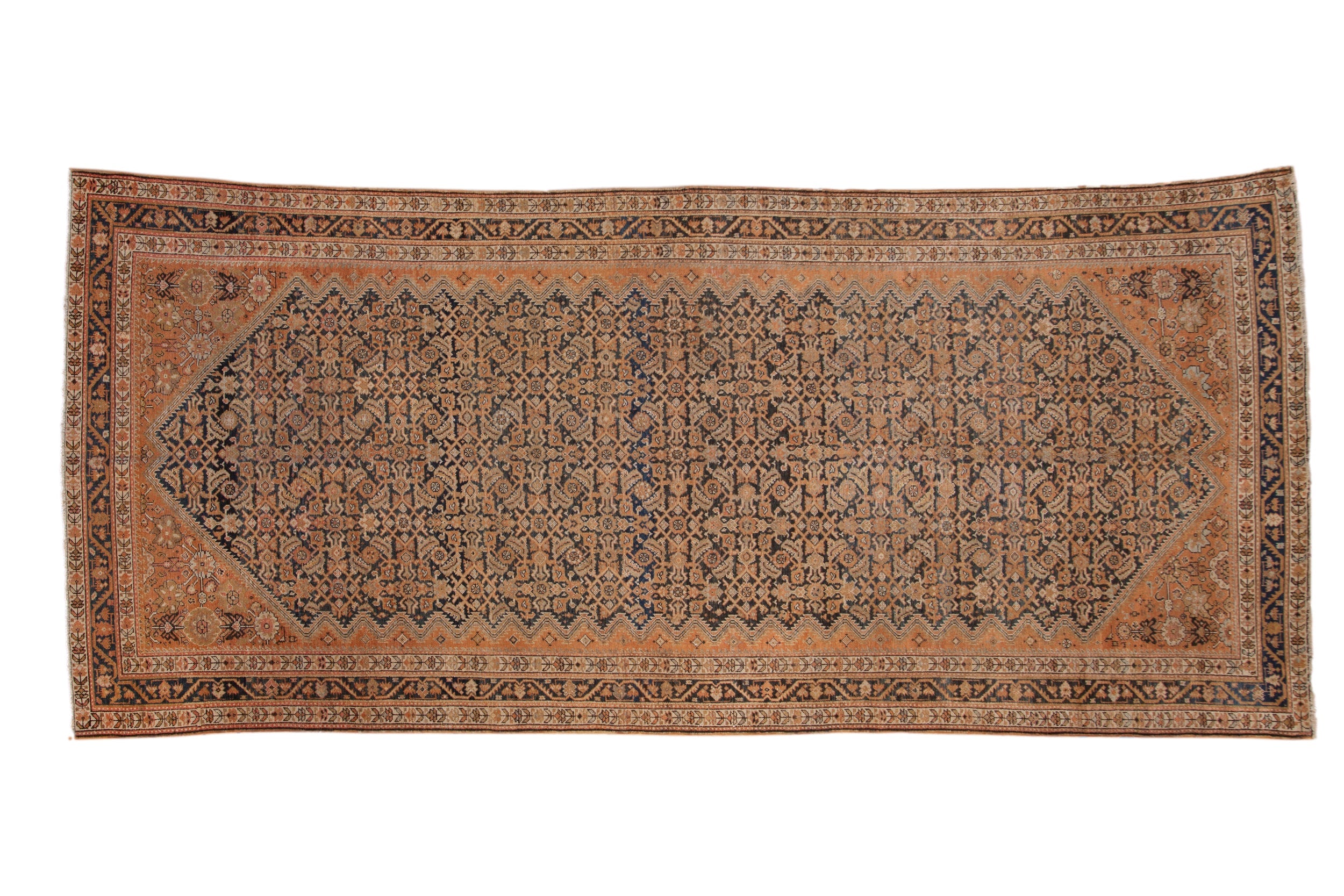 5x11.5 Vintage Distressed Malayer Rug Runner by Old New House® - main product image for Resin Society