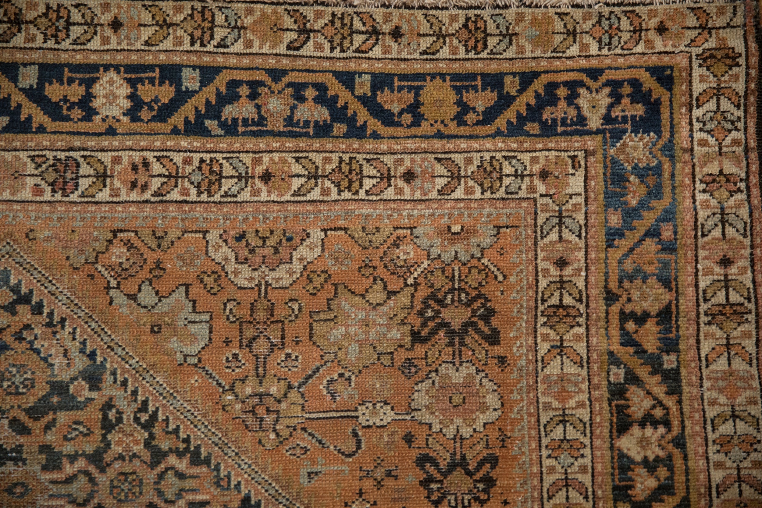 5x11.5 Vintage Distressed Malayer Rug Runner by Old New House® - product image 3 for Resin Society