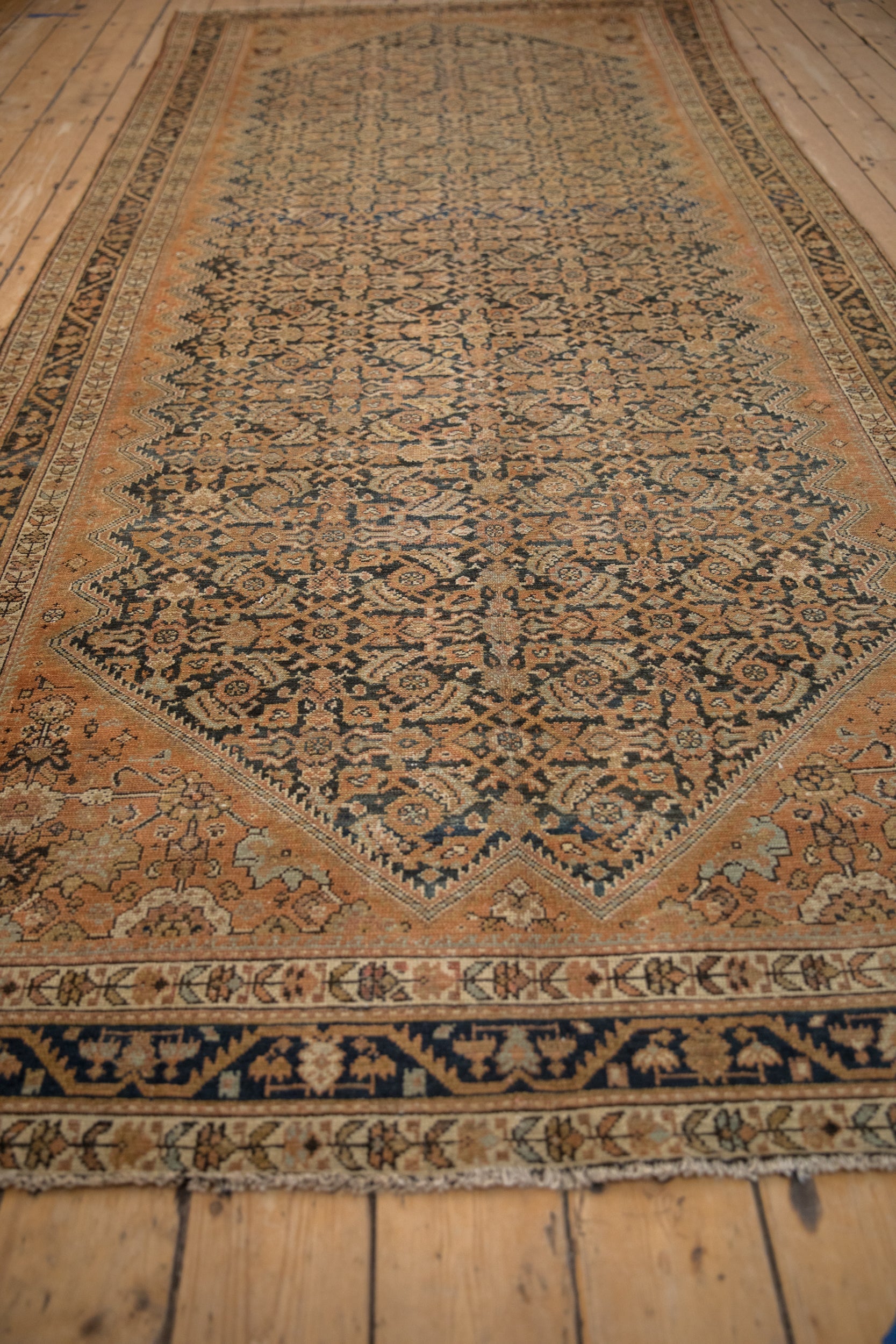 5x11.5 Vintage Distressed Malayer Rug Runner by Old New House® - product image 6 for Resin Society