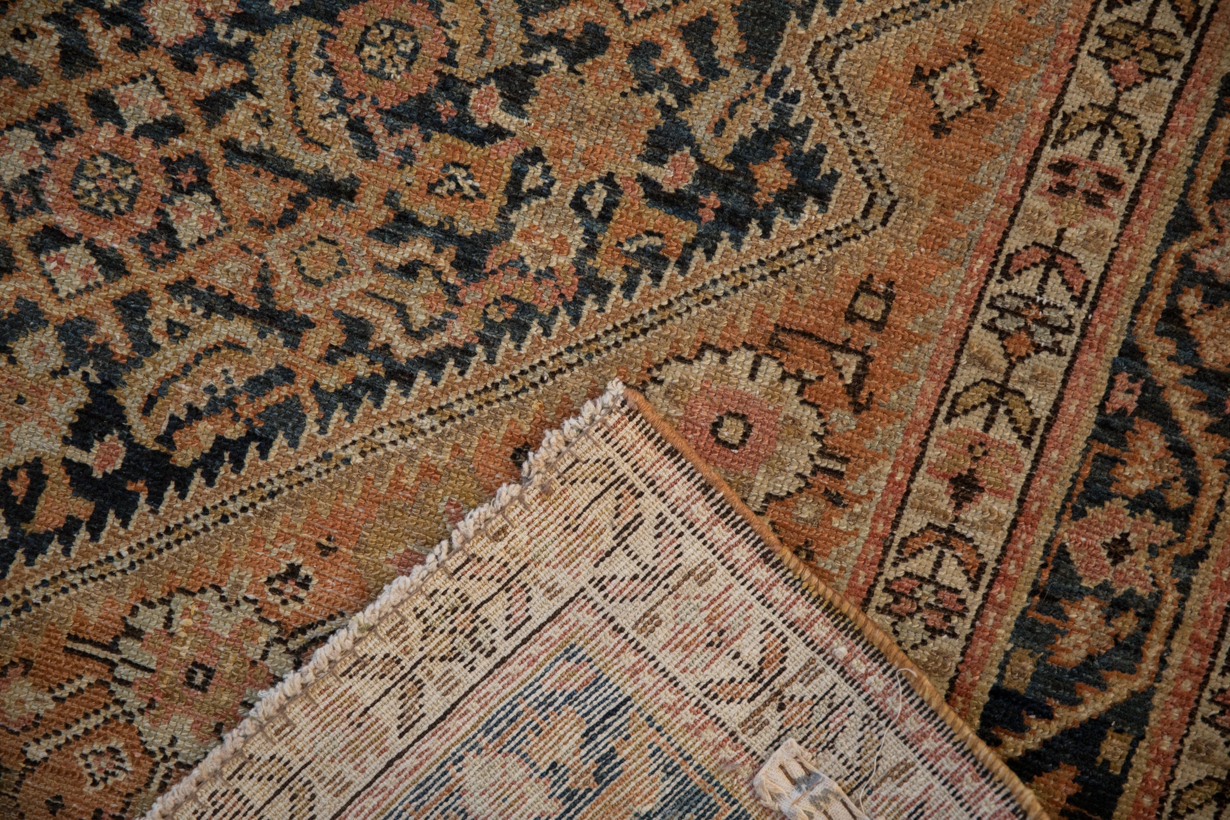 5x11.5 Vintage Distressed Malayer Rug Runner by Old New House® - product image 13 for Resin Society