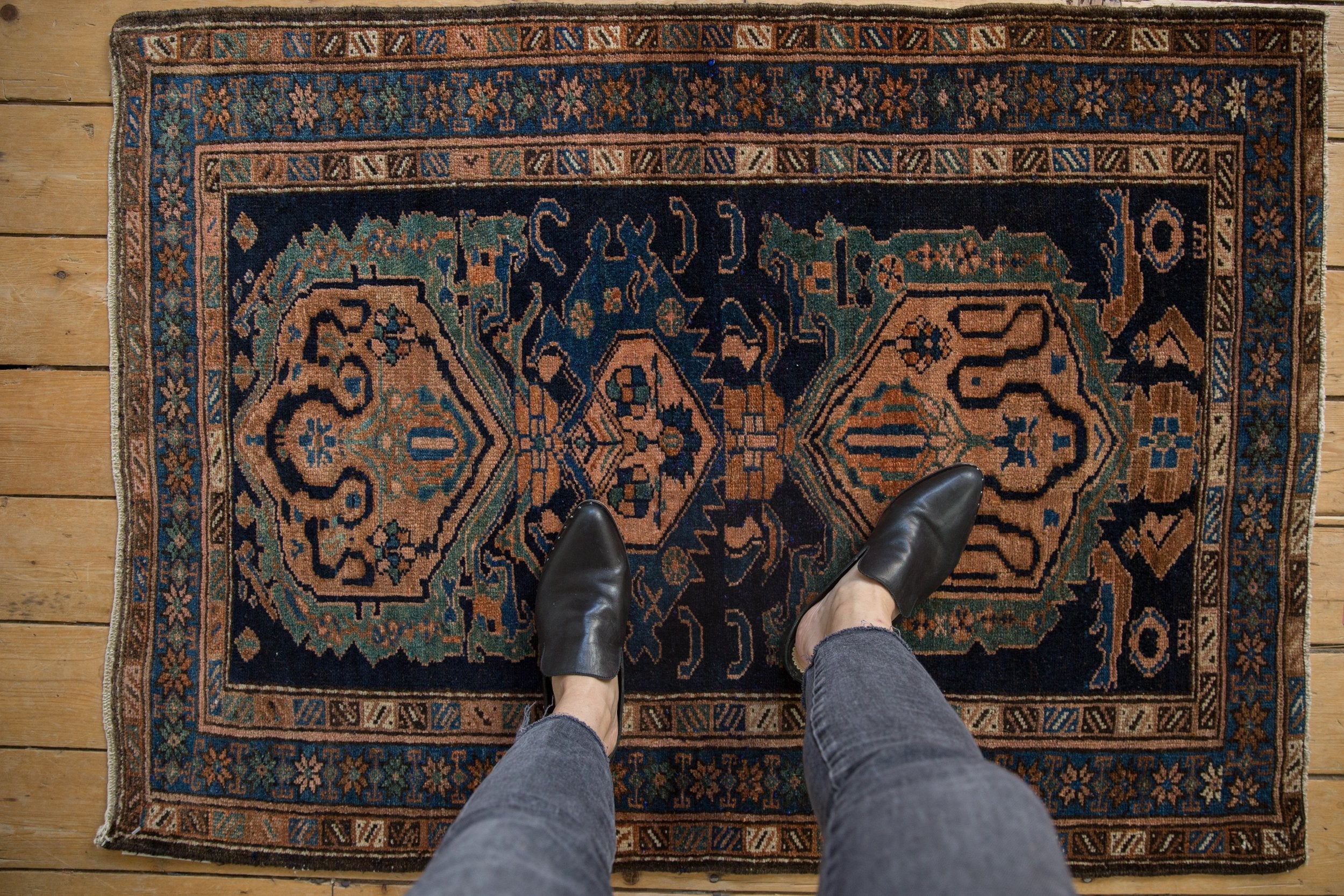 3x4.5 Vintage Fine Malayer Rug by Old New House® - product image 2 for Resin Society