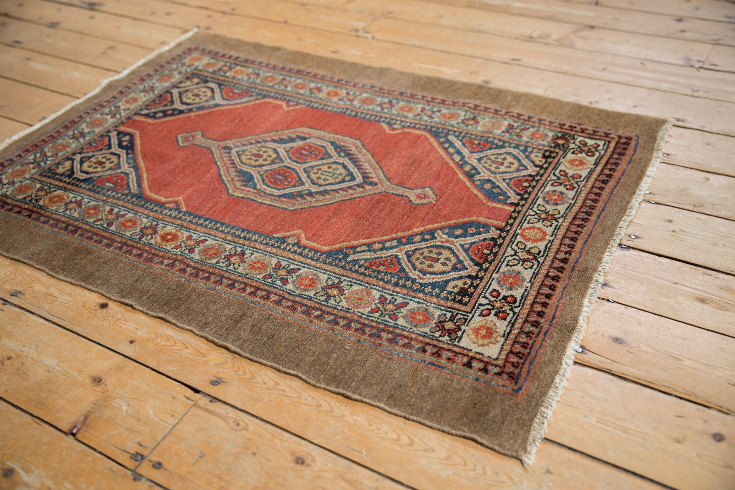 3x4 Vintage Fine Camel Hair Serab Square Rug by Old New House® - product image 3 for Resin Society