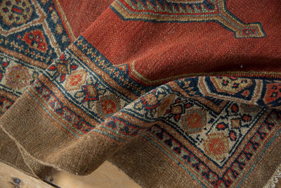 3x4 Vintage Fine Camel Hair Serab Square Rug by Old New House® - product image 9 for Resin Society