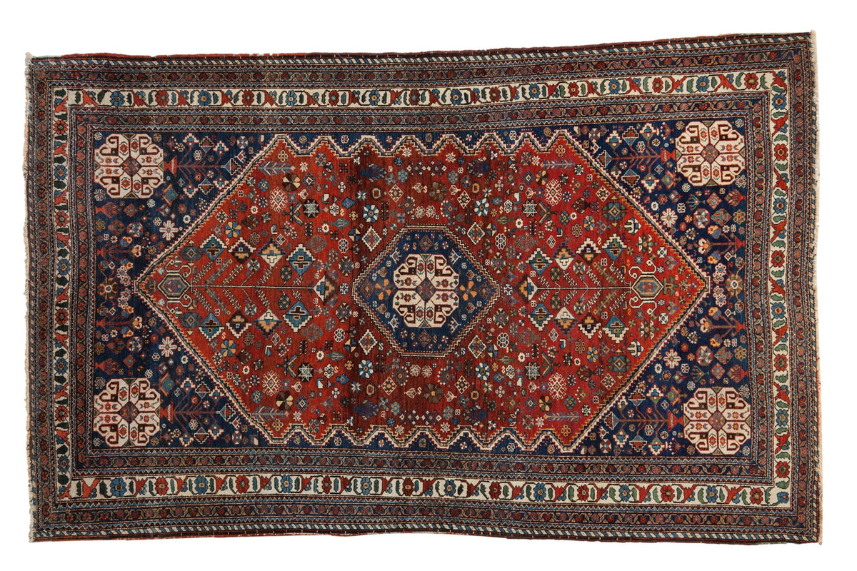 4.5x7 Vintage Fine Abadeh Rug by Old New House® - main product image for Resin Society