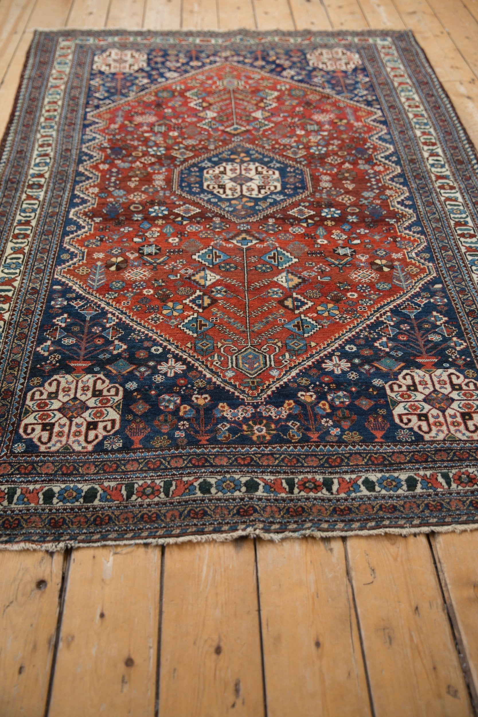 4.5x7 Vintage Fine Abadeh Rug by Old New House® - product image 6 for Resin Society