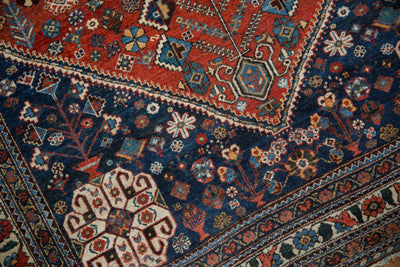 4.5x7 Vintage Fine Abadeh Rug by Old New House® - product image 9 for Resin Society