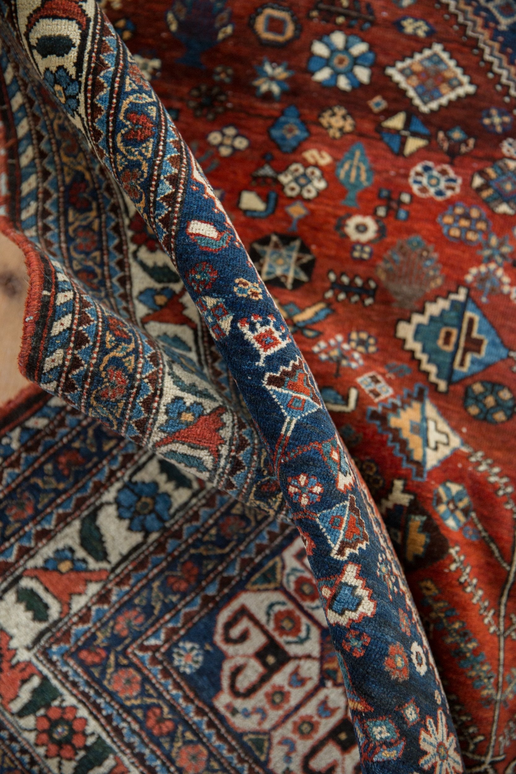 4.5x7 Vintage Fine Abadeh Rug by Old New House® - product image 10 for Resin Society
