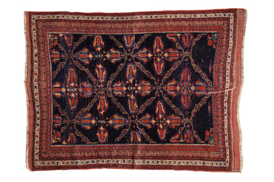 4x5.5 Antique Fine Afshar Rug by Old New House® - main product image for Resin Society