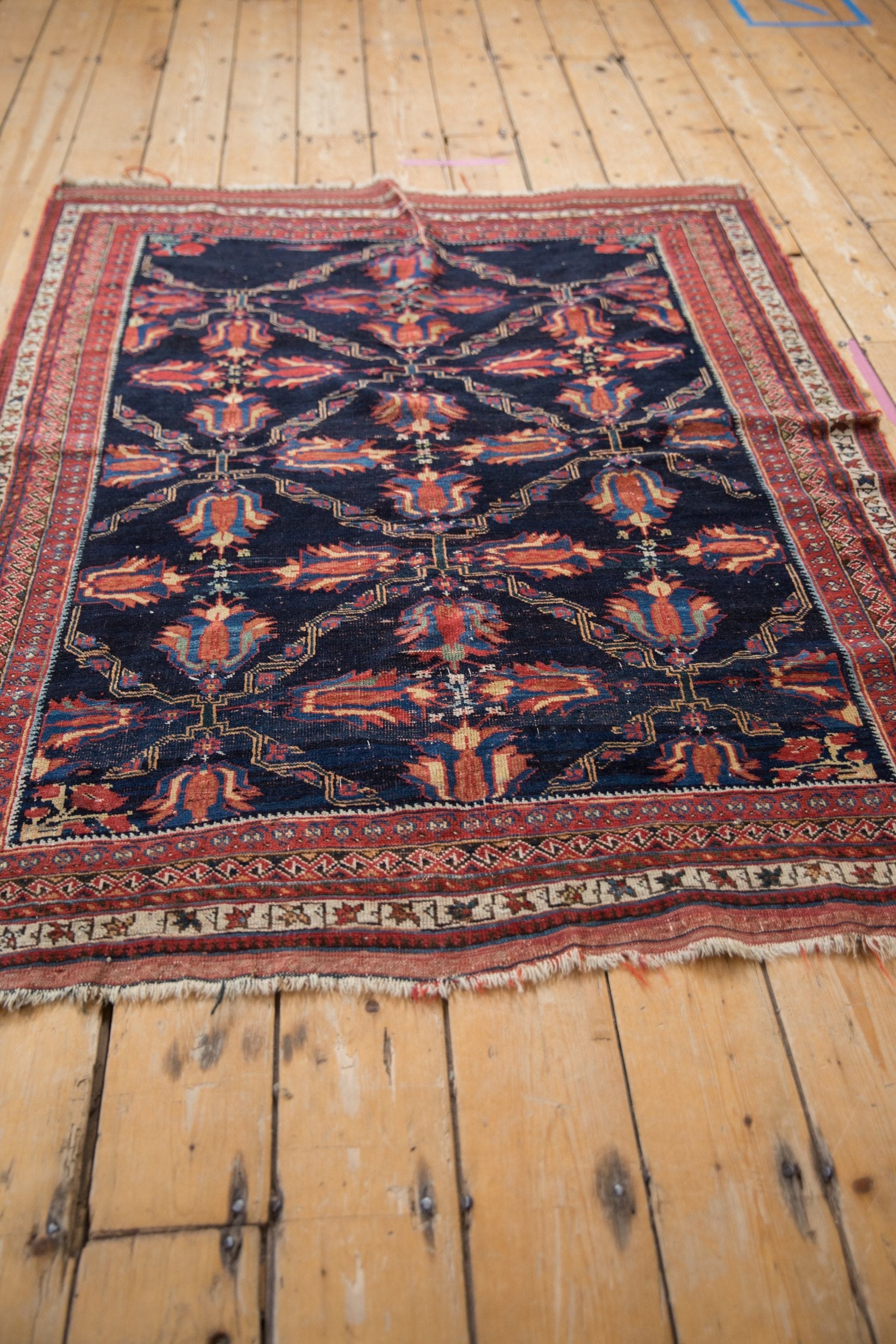 4x5.5 Antique Fine Afshar Rug by Old New House® - product image 6 for Resin Society