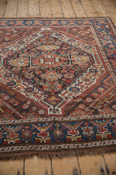 5x6 Vintage Kamseh Square Rug by Old New House® - product image 4 for Resin Society