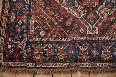 5x6 Vintage Kamseh Square Rug by Old New House® - product image 5 for Resin Society