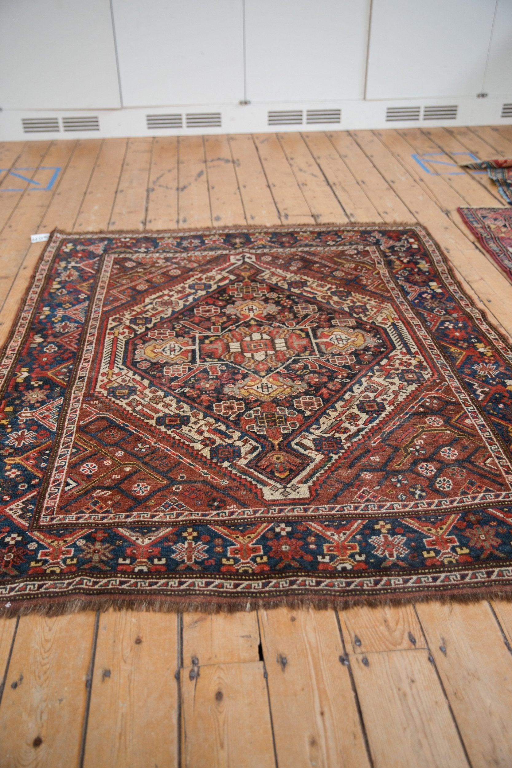 5x6 Vintage Kamseh Square Rug by Old New House® - product image 7 for Resin Society