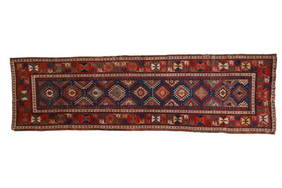 3.5x12.5 Antique Caucasian Rug Runner by Old New House® - main product image for Resin Society