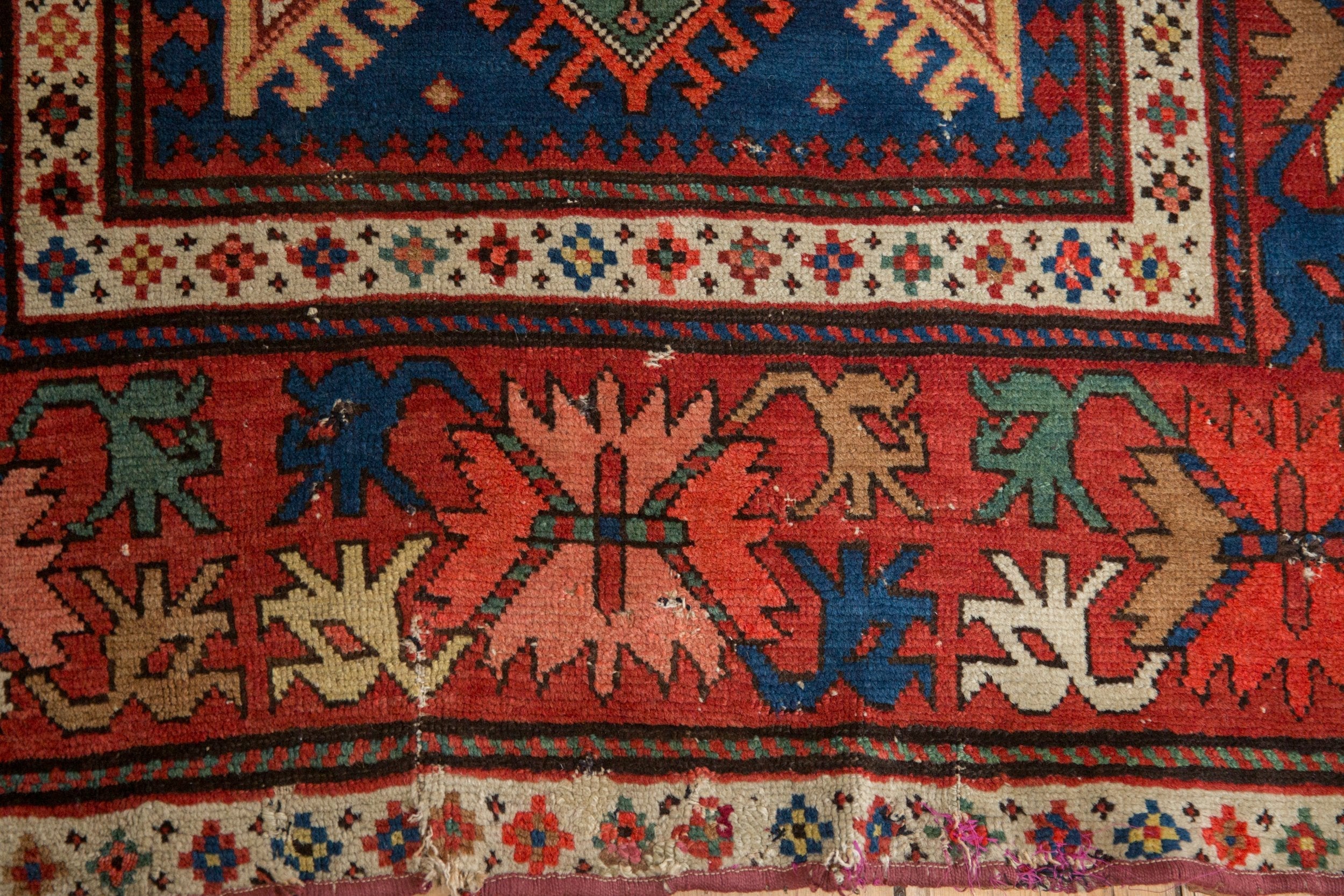 3.5x12.5 Antique Caucasian Rug Runner by Old New House® - product image 5 for Resin Society
