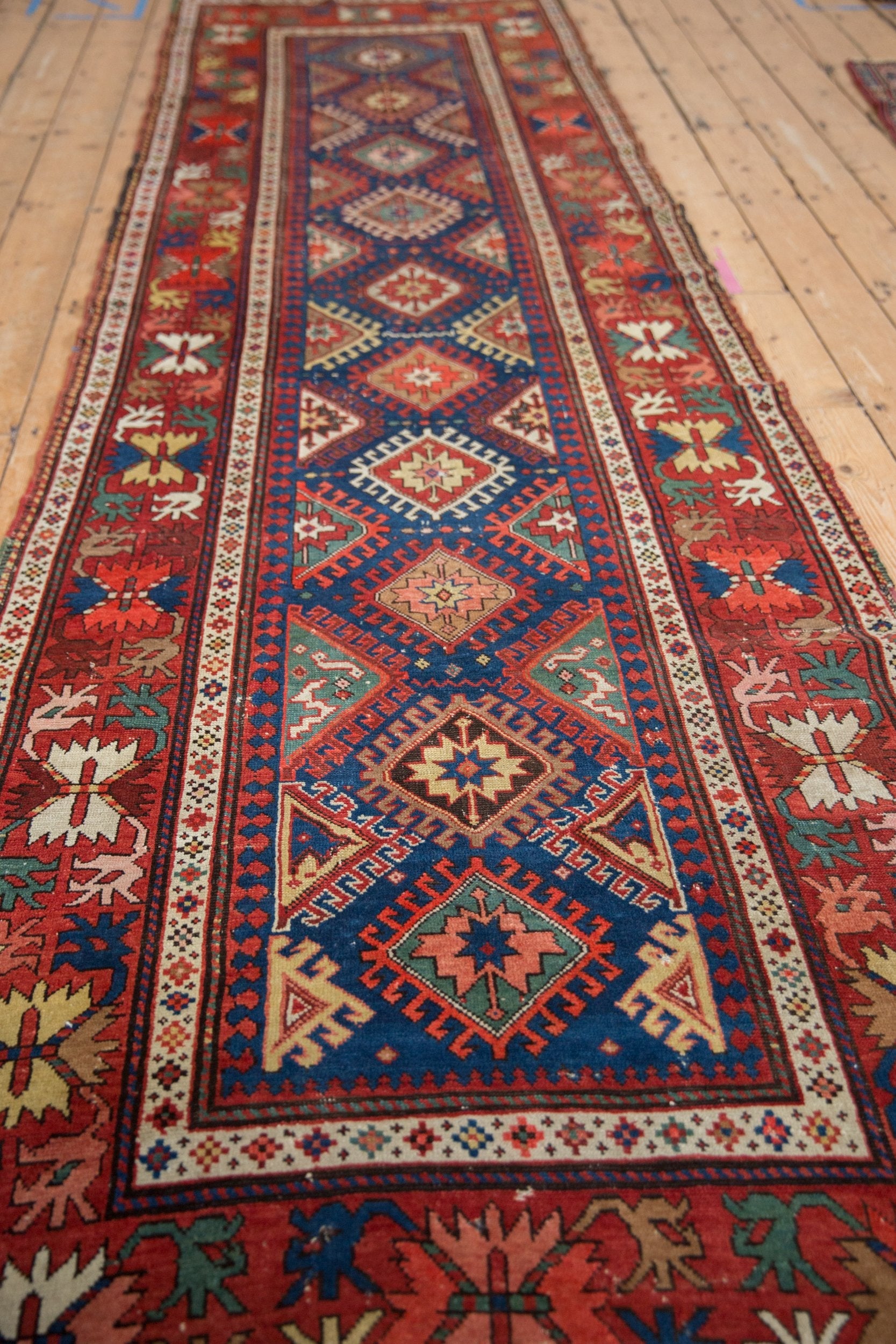 3.5x12.5 Antique Caucasian Rug Runner by Old New House® - product image 6 for Resin Society