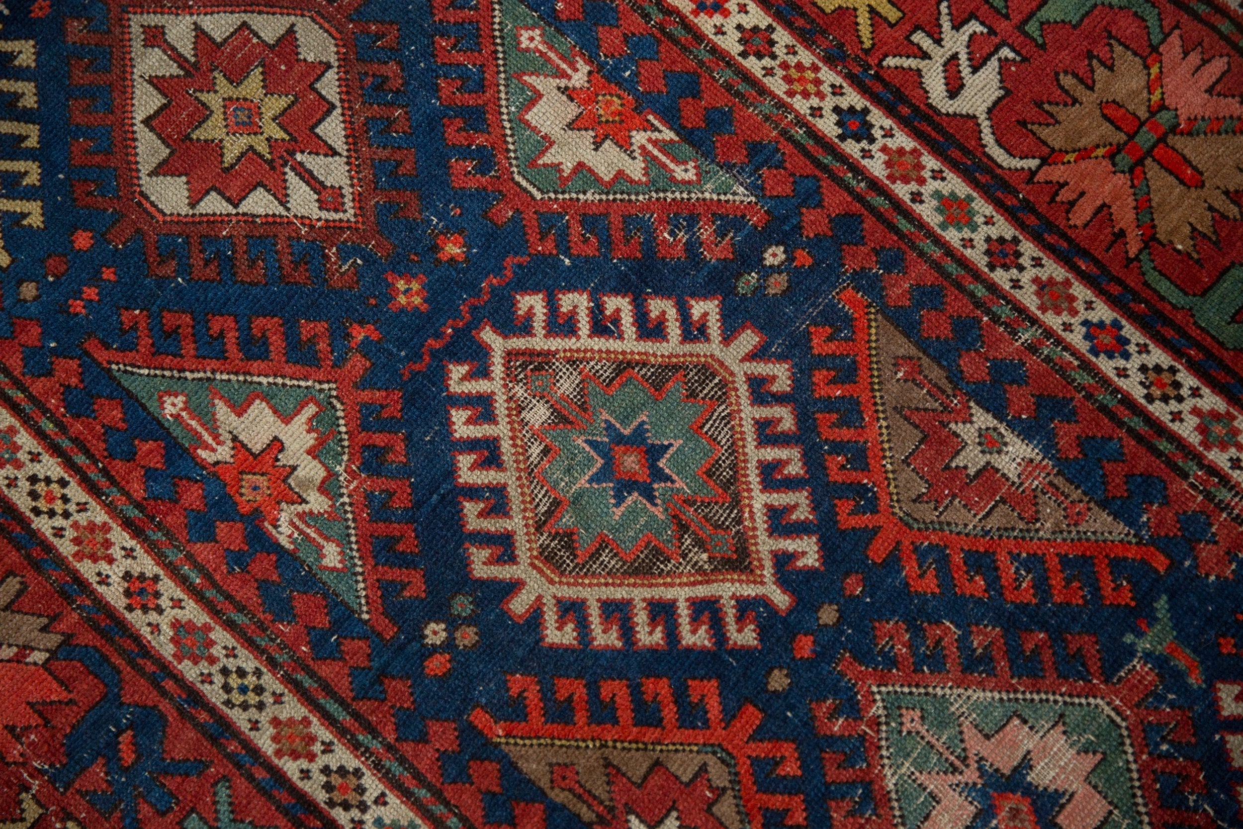 3.5x12.5 Antique Caucasian Rug Runner by Old New House® - product image 11 for Resin Society